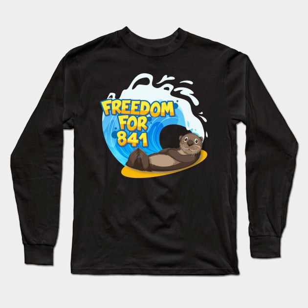 Freedom for 841 Otter Long Sleeve T-Shirt by kaden.nysti